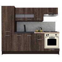 Bucatarie MARINA NEW 230 B Wenge / Decor 7648